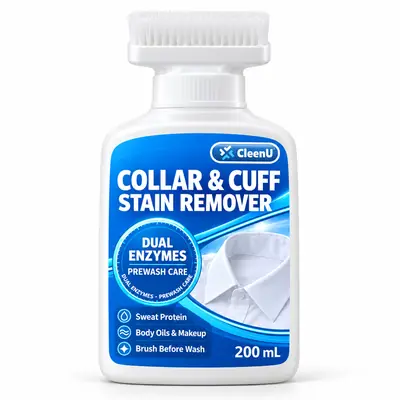 CleenU Collar & Cuff Stain Remover 200 mL brush-top bottle