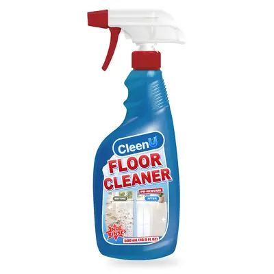 CleenU Floor Cleaner, 500 mL trigger spray bottle