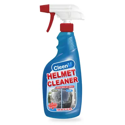 CleenU Helmet Cleaner, 150 mL fine-mist spray