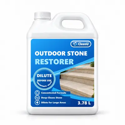 CleenU Outdoor Stone Cleaner & Restorer, 500 mL concentrate