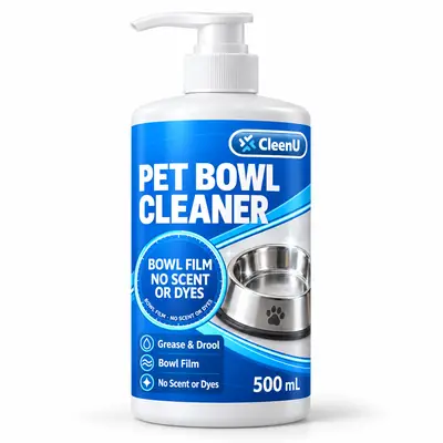 CleenU Pet Bowl Cleaner, 500 mL pump bottle