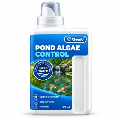 CleenU Pond Algae Control, 500 mL measuring bottle