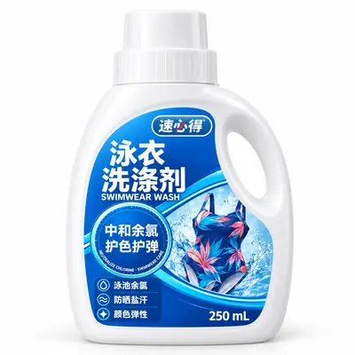 速必得泳衣洗涤剂 250 mL 洗衣液瓶（量杯盖）产品图