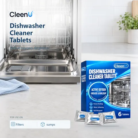 CleenU Dishwasher Cleaner Tablets