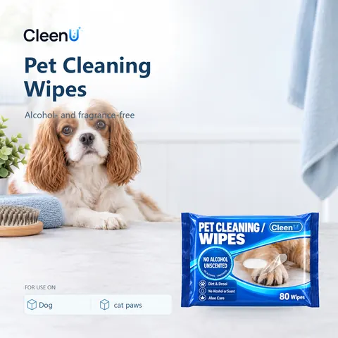CleenU Pet Cleaning Wipes