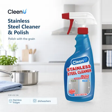 CleenU Stainless Steel Cleaner & Polish